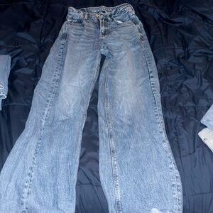 American Eagle Outfitters Light Blue Flare Jeans